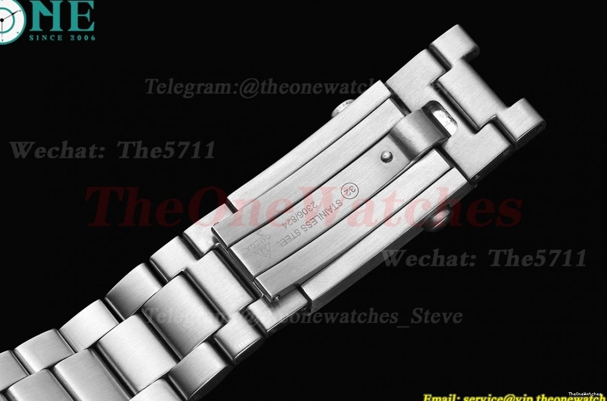 SS Orange 600m White 43mm Seamaster Dial GDF MY8215 SS 0331